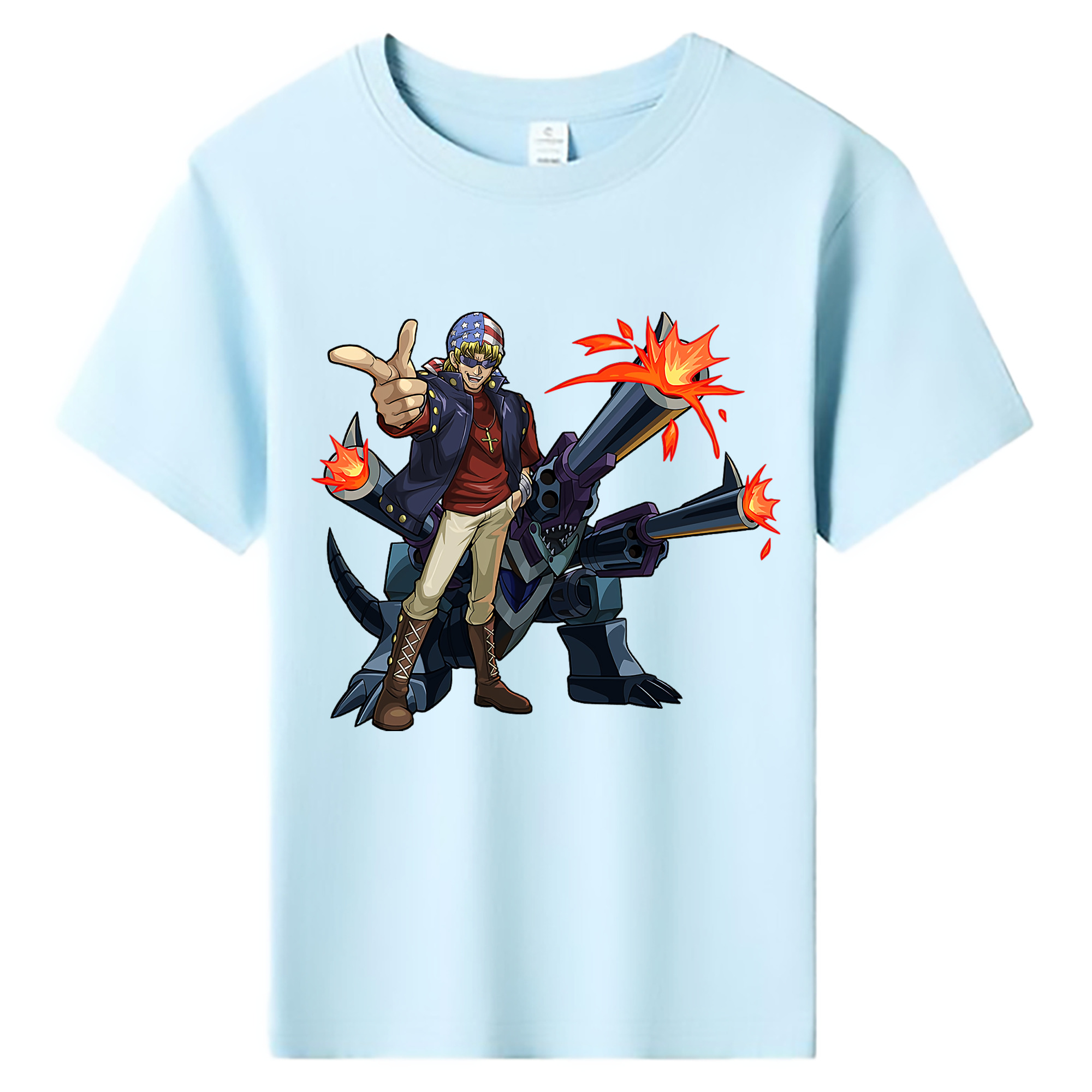 （画像用） 遊☆戯☆王 Yu-Gi-Oh! 綿100％キッズTシャツ（フロントプリント）